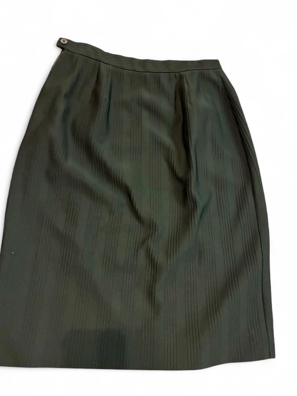 Classic Dark Green Women's Pencil Skirt Vintage